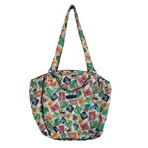 Vera Bradley Glenna Cuban Stamps Shoulder Bag